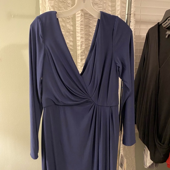 Brand new David’s Bridal Formal Dress Size 12 color Navy - Picture 5 of 11